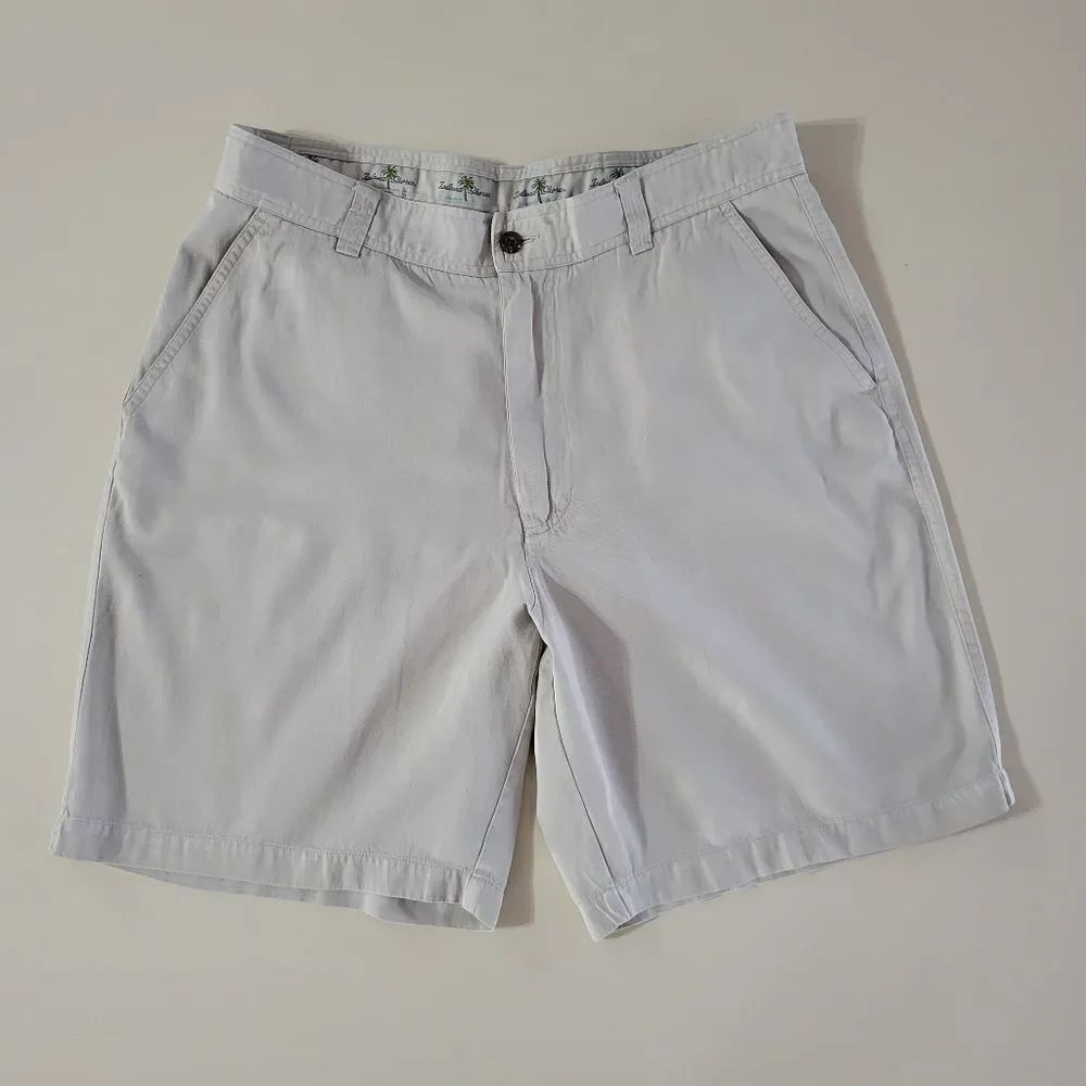 Tommy Bahama Men's Silk Cotton Light Tan Island Shores Shorts